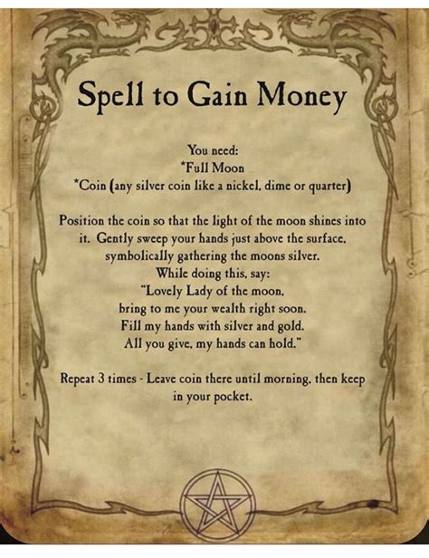Money Magic: Using Spells to Overcome Financial Obstacles